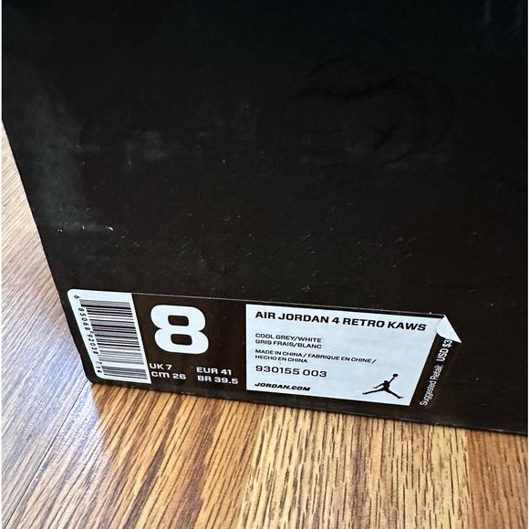 Nike Air Jordan 4 Retro Kaws - Picture 5 of 5